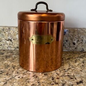VTG Cooper Sugar Cannister